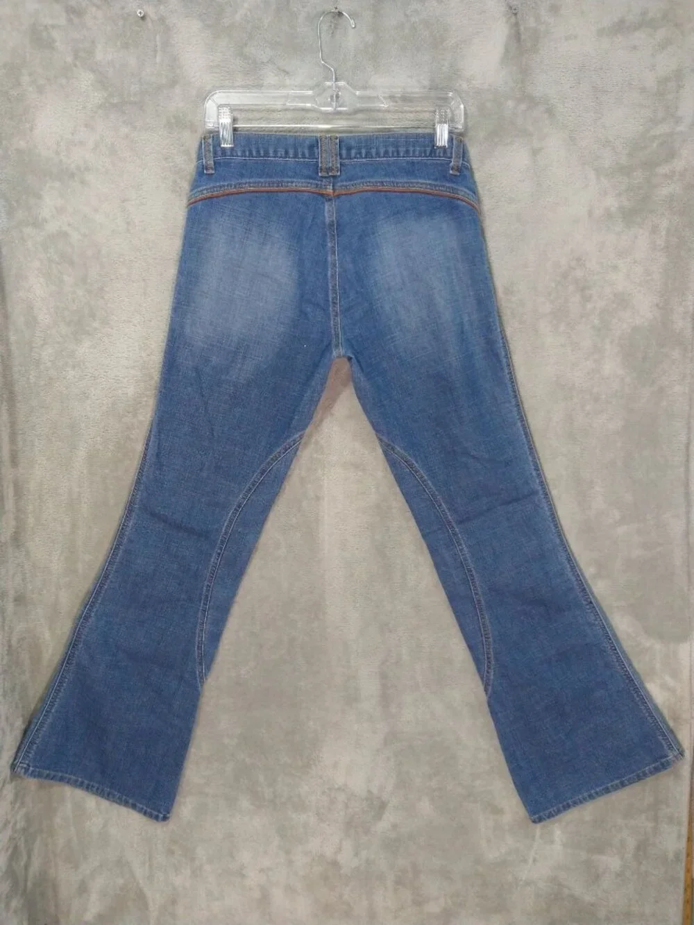 American Eagle Jeans Womens 8 Blue Denim Flare Vintage Y2K Mid Rise Stretch